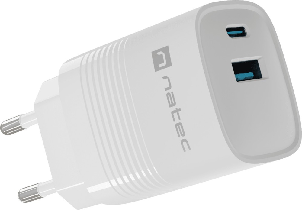  o Natec Ribera Gan - 30 W, USB-A female, USB-C female - 