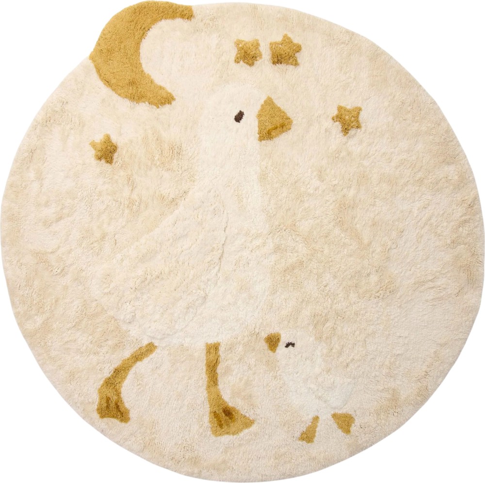 ������ ����� Little Dutch Little Goose - 100% ��������� �����, 110 x 110 cm, �� ���������� Newborn Naturals - �������