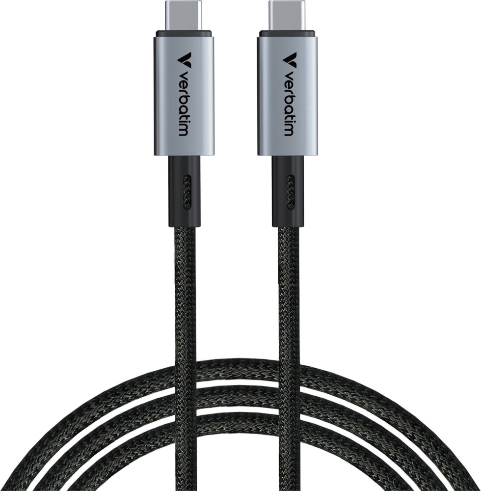  USB-C male  USB-C male Verbatim -   1.2 m, Power Delivery 240 W - 