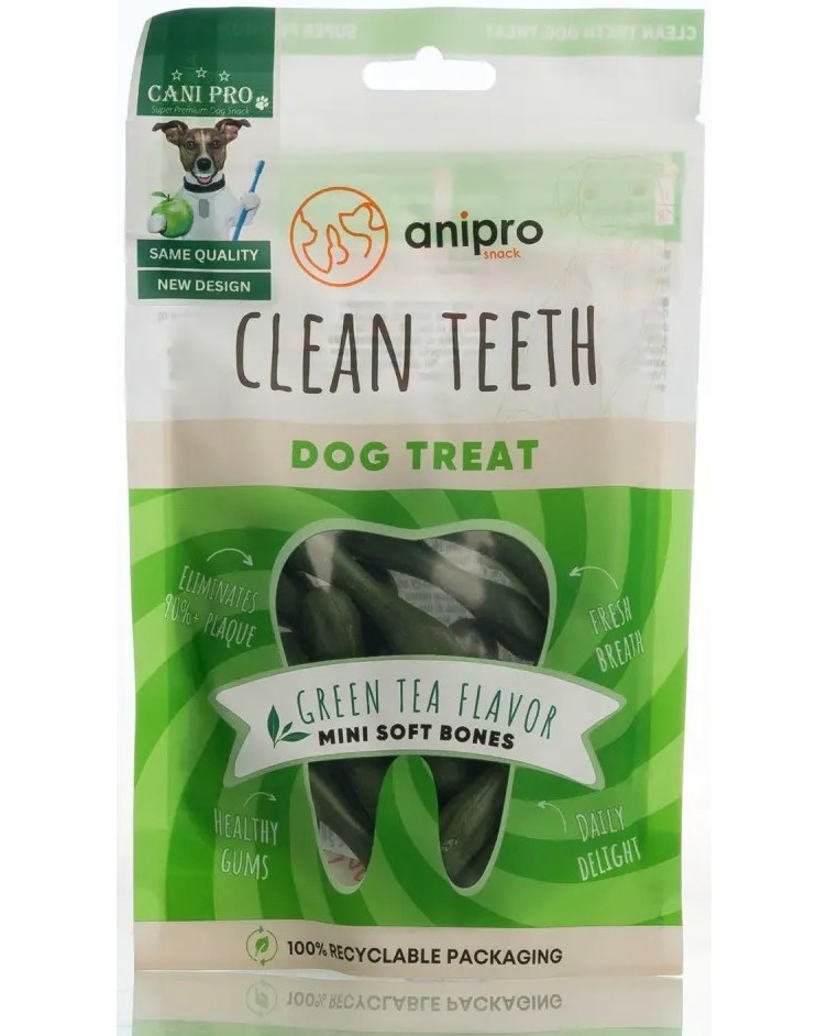 �������� ��������� �� ������ anipro Mini Soft Bones - 84 � 400 g, ��� ����� ���, �� ������� Clean Teeth - �����