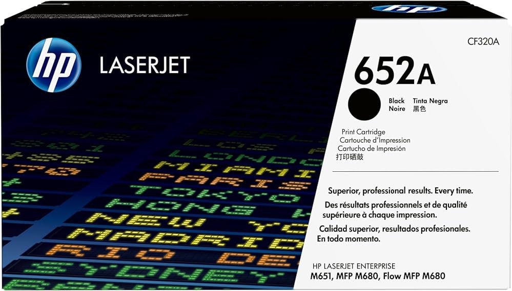 Тонер касета HP 652A Black Тонер касета HP 652A Black - 11500 страници -