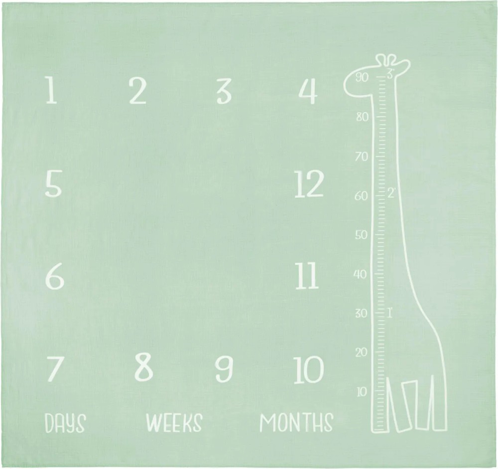 ���������� ���� �������� Sensillo Giraffe Mint - 120 x 120 cm - �������