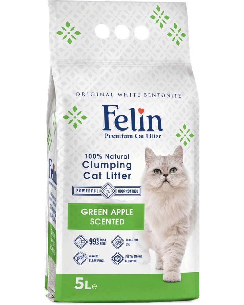      Felin Green Apple Scented - 5  10 l,      - 