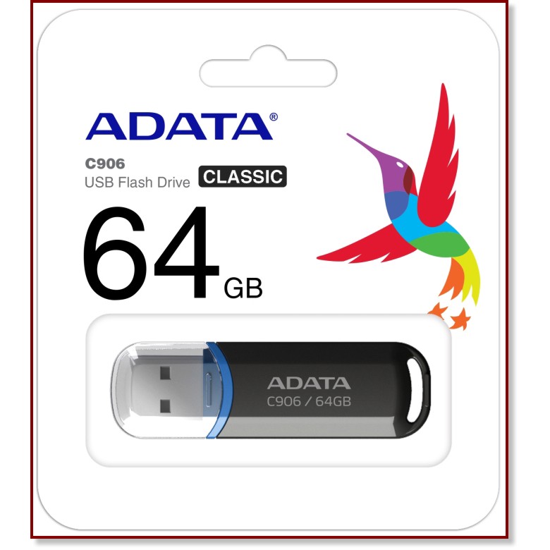 USB- 2.0   64 GB ADATA C906 - 