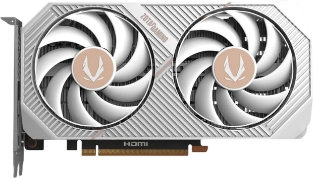 Видео карта ZOTAC Gaming RTX 5050 Twin Edge White Edition Видео карта ZOTAC Gaming RTX 5050 Twin Edge White Edition - 8 GB, GDDR7, 128 bit, Dual Fan OC -