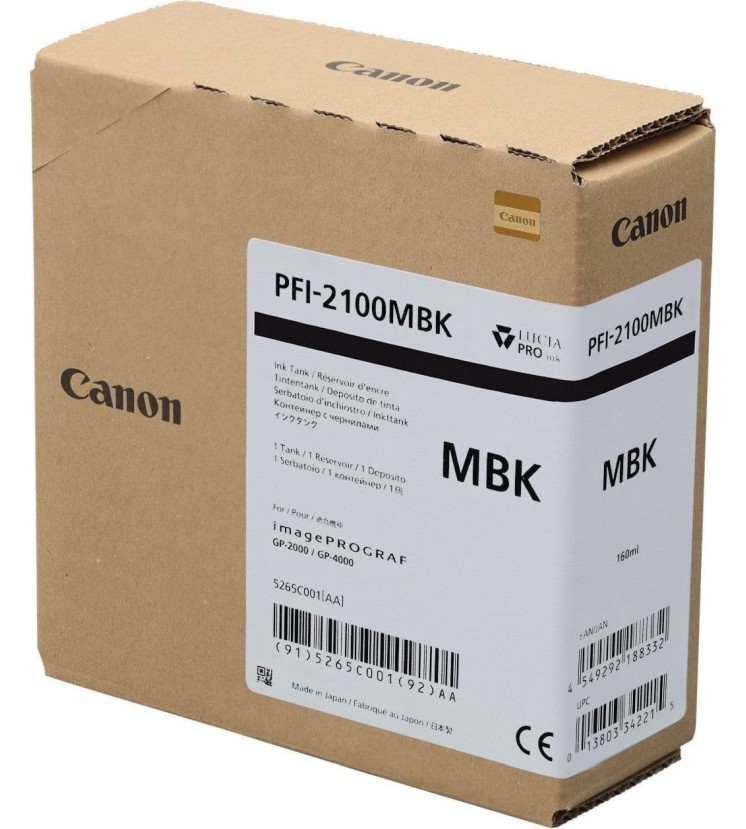      Canon PFI-2100 Matte Black - 160 ml - 