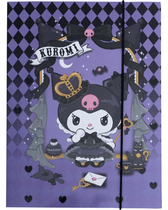 Папка с ластик Cool Pack Kuromi Папка с ластик Cool Pack Kuromi - За формат A4 на тема Hello Kitty -