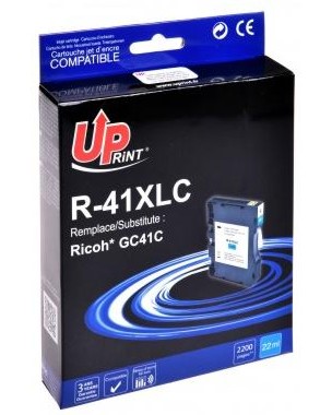 Касета с мастило за принтер UPrint GC41C Cyan Касета с мастило за принтер UPrint GC41C Cyan - 2500 страници -