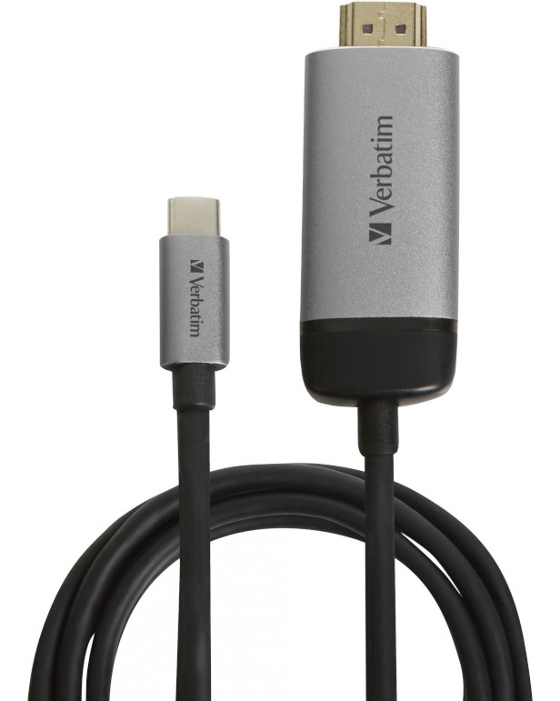 Кабел USB-C male към HDMI male Verbatim Кабел USB-C male към HDMI male Verbatim - 1.5 m -