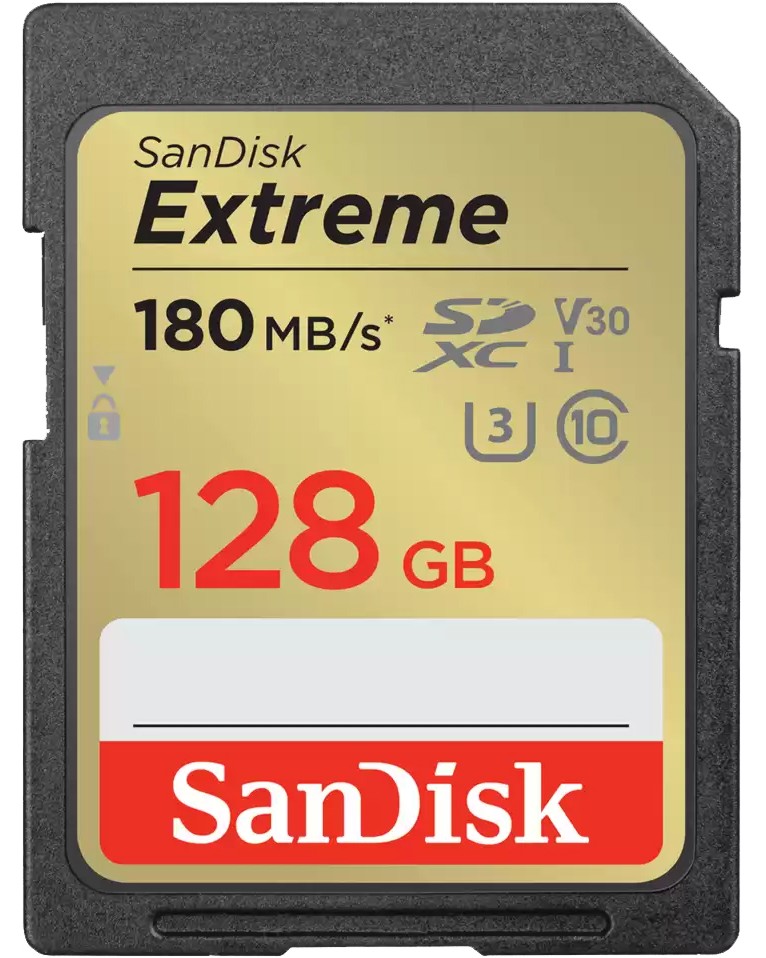 Micro SDXC   128 GB SanDisk - Class 10, U3, V30   Extreme - 