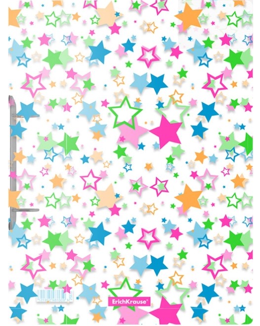   2  Erich Krause Neon Stars -   A4      2.4 cm - 
