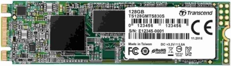 SSD  Transcend 830S SATA III M.2 - 128 GB,  560 MB/s,  360 MB/s, 3D NAND - 