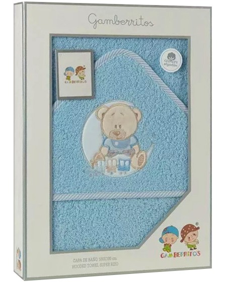 Хавлия за бебе GAMBERRITOS Хавлия за бебе GAMBERRITOS - 100% памук, 100 x 100 cm - продукт