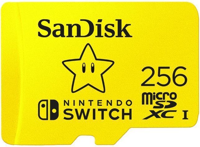 Micro SDXC карта памет 256 GB SanDisk Nintendo Switch Micro SDXC карта памет 256 GB SanDisk Nintendo Switch - Class 10, UHS-I -
