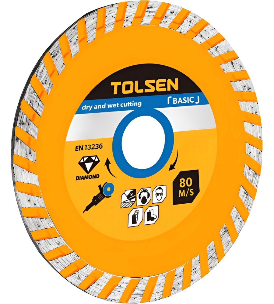        Tolsen - ∅ 125 / 7 / 22.2 mm   Turbo - 