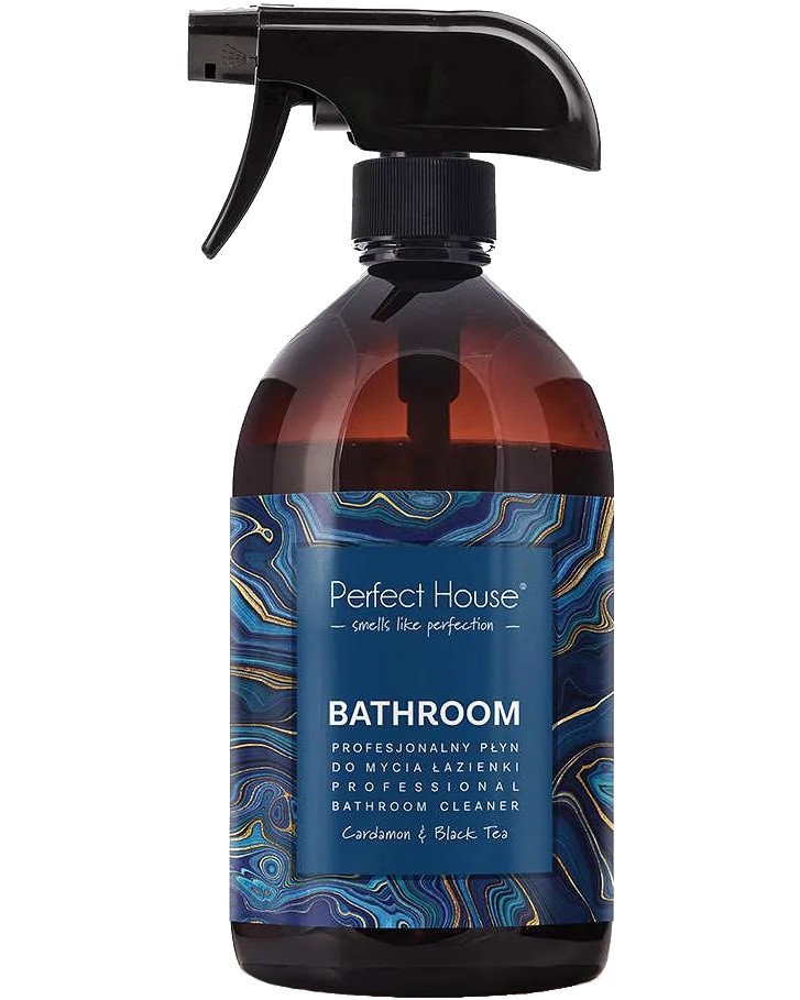 Почистващ препарат за баня Barwa Professional Почистващ препарат за баня Barwa Professional - 500 ml, с кардамон и черен чай, от серията Perfect House - почистващ препарат