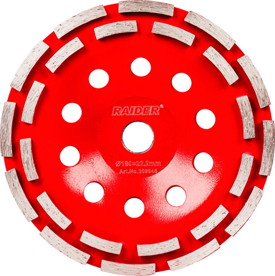 Диамантен диск за шлайфане Raider Long Life Диамантен диск за шлайфане Raider Long Life - ∅ 180 x 22.2 mm от серията Power Tools -