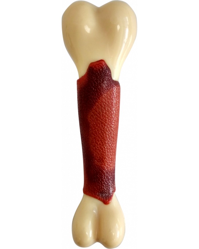 Играчка за кучета GimDog Sensory Bone Играчка за кучета GimDog Sensory Bone - С височина 12 ÷ 19 cm и вкус на говеждо - играчка