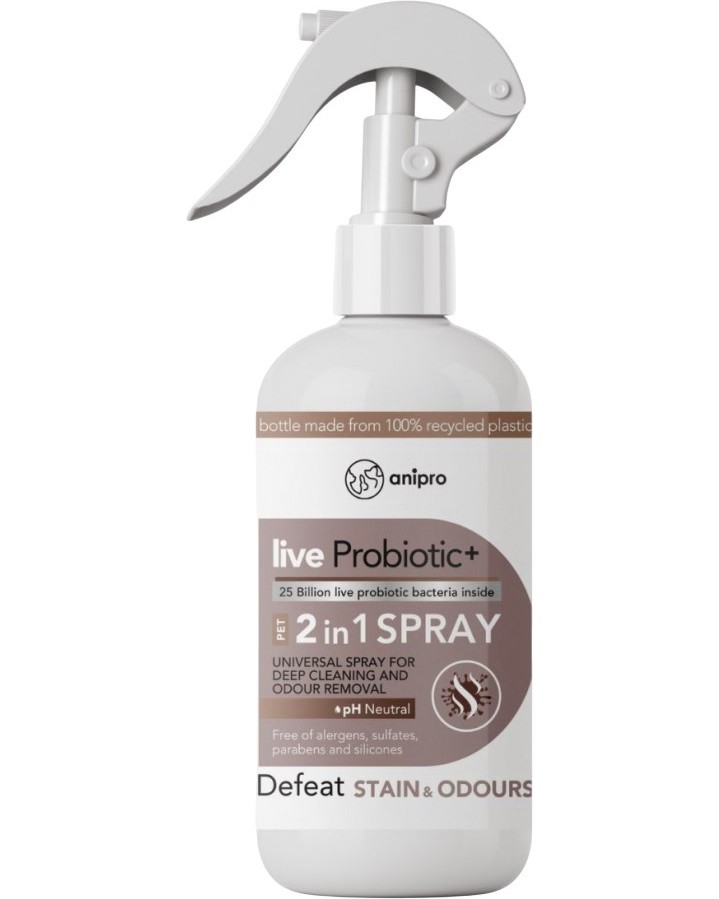 ����������� ����� �� ���������� �� ����� � ������� �� ������� ������� anipro Live Probiotic+ Defeat St�in & Odour - 500 ml, � ������ �� �������� ����� - �������