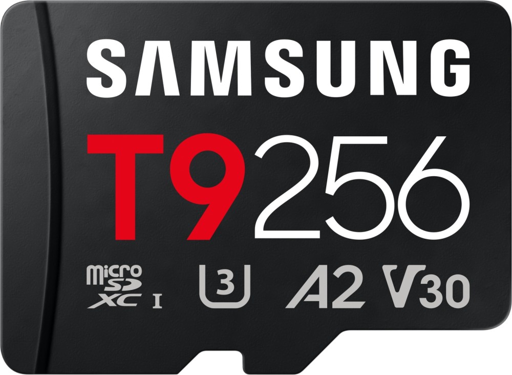 Micro SDXC карта памет 256 GB Samsung T9 Micro SDXC карта памет 256 GB Samsung T9 - A2, UHS-I, U3, V30, с USB четец -