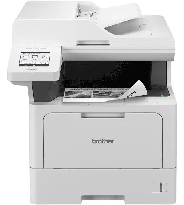 Лазерно мултифункционално устройство Brother DCP-L5510DW Лазерно мултифункционално устройство Brother DCP-L5510DW - Монохромен принтер / копир / скенер, 1200 x 1200 dpi, 48 pages/min, LAN, Wi-Fi, USB, А4 -
