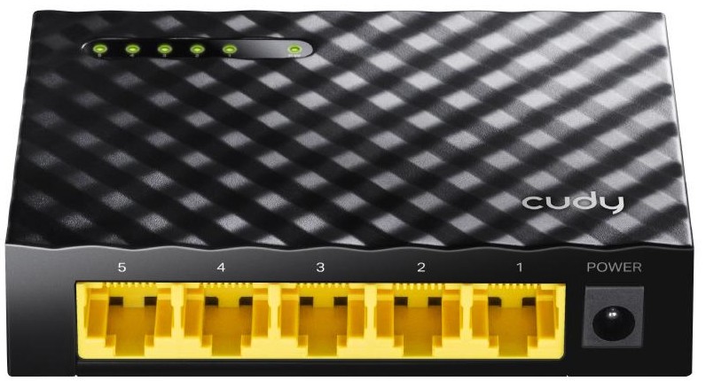 Суич Cudy GS105D Суич Cudy GS105D - 5 порта, 10 Gbps -
