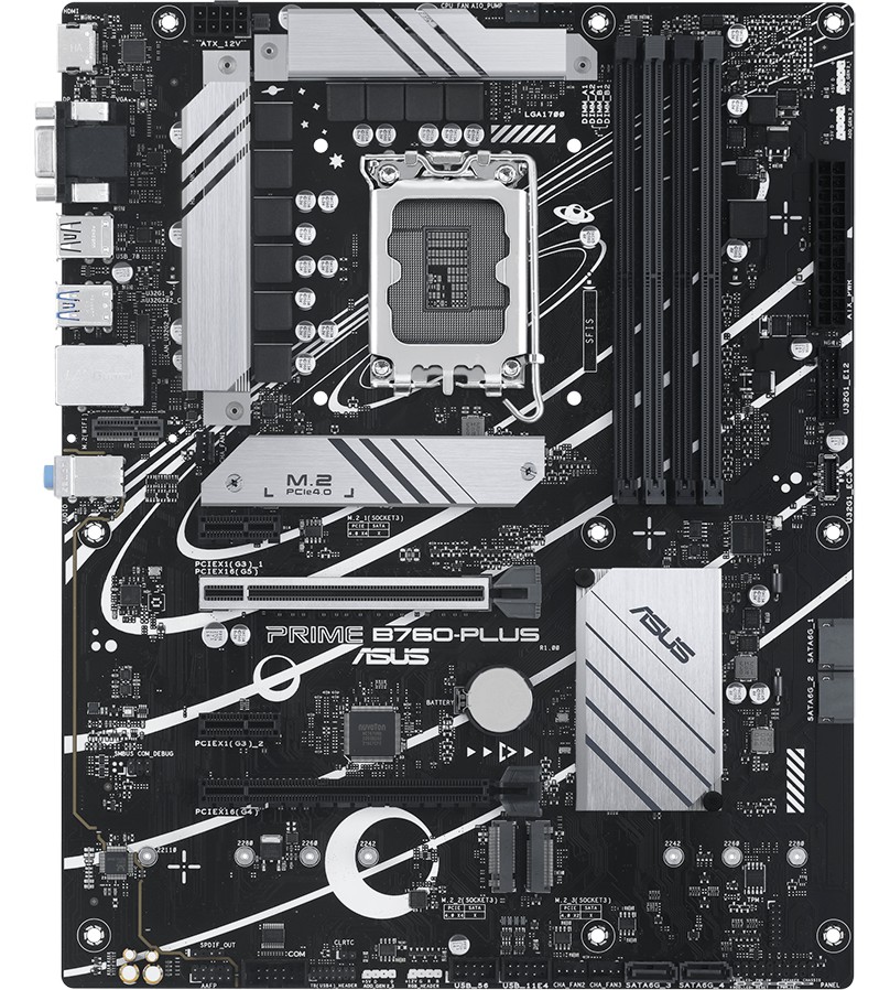 Дънна платка ASUS Prime B760-Plus Дънна платка ASUS Prime B760-Plus - LGA 1700, Intel B760, DDR5, ATX -