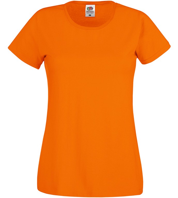   Fruit of the Loom - Orange - 100% ,   Lady Fit Original - 