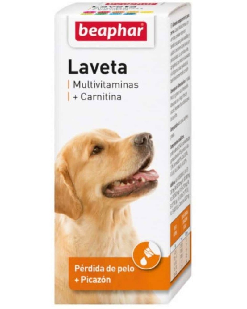 ���������� ������� �� ������ ���� � ������ �� ������ Beaphar Laveta - 50 ml, � �������� � �������� - �������