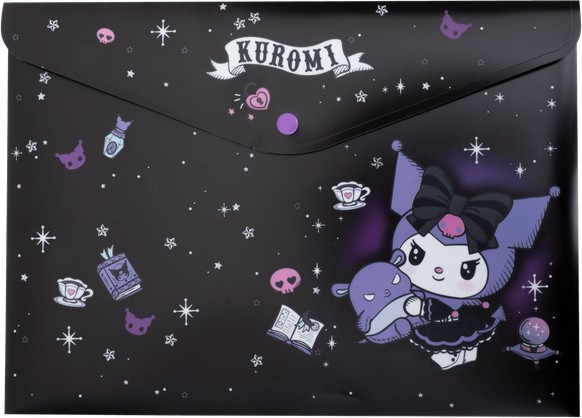Папка с копче Cool Pack Kuromi Папка с копче Cool Pack Kuromi - За формат A4 на тема Hello Kitty -
