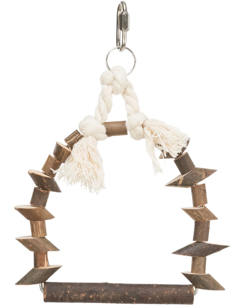 Дървена люлка за птици Trixie Arch Swing Дървена люлка за птици Trixie Arch Swing - 15 x 20 и 22 x 29 cm - продукт