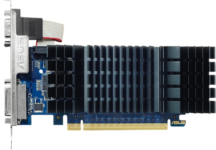 Видео карта ASUS GeForce GT 730 Видео карта ASUS GeForce GT 730 - 2 GB, GDDR5, 64 bit, Passive Cooling -