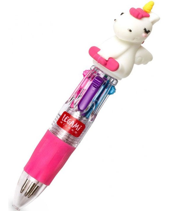 Многоцветна химикалка Legami Unicorn 1.0 mm Многоцветна химикалка Legami Unicorn 1.0 mm - На тема Еднорози -