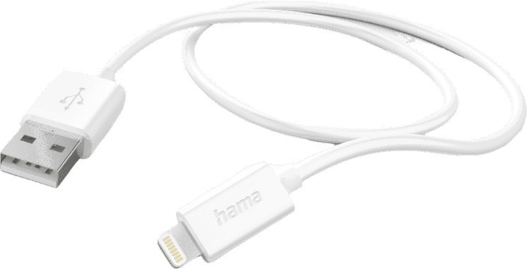 Кабел USB Type-A male към Lightning Hama Кабел USB Type-A male към Lightning Hama - 1 m -