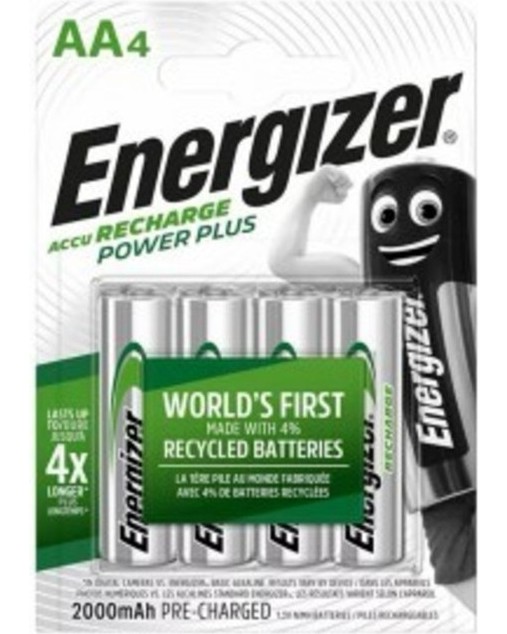 Батерия AA Батерия AA - Акумулаторна NiMH (R6) 2000 mAh - 4 броя - батерия