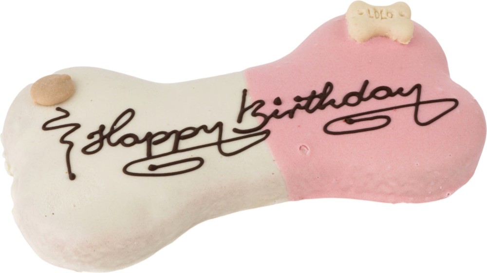 Торта за кучета Lolo Pets Happy Birthday Торта за кучета Lolo Pets Happy Birthday - 250 g, с аромат на горски плодове - храна