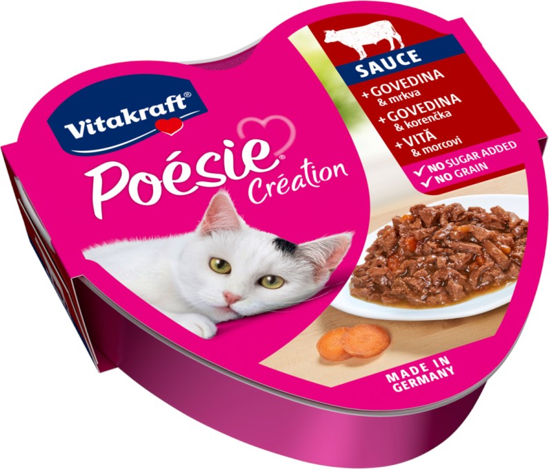 ����� � ��� �� ����� Vitakraft Creation - 85 g, � ������� � �������, �� ������� Poesie - �����