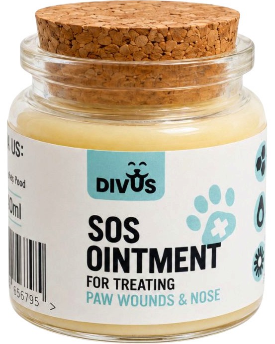 Мехлем за лапи и нос за кучета Divus SOS Мехлем за лапи и нос за кучета Divus SOS - 40 ml - продукт
