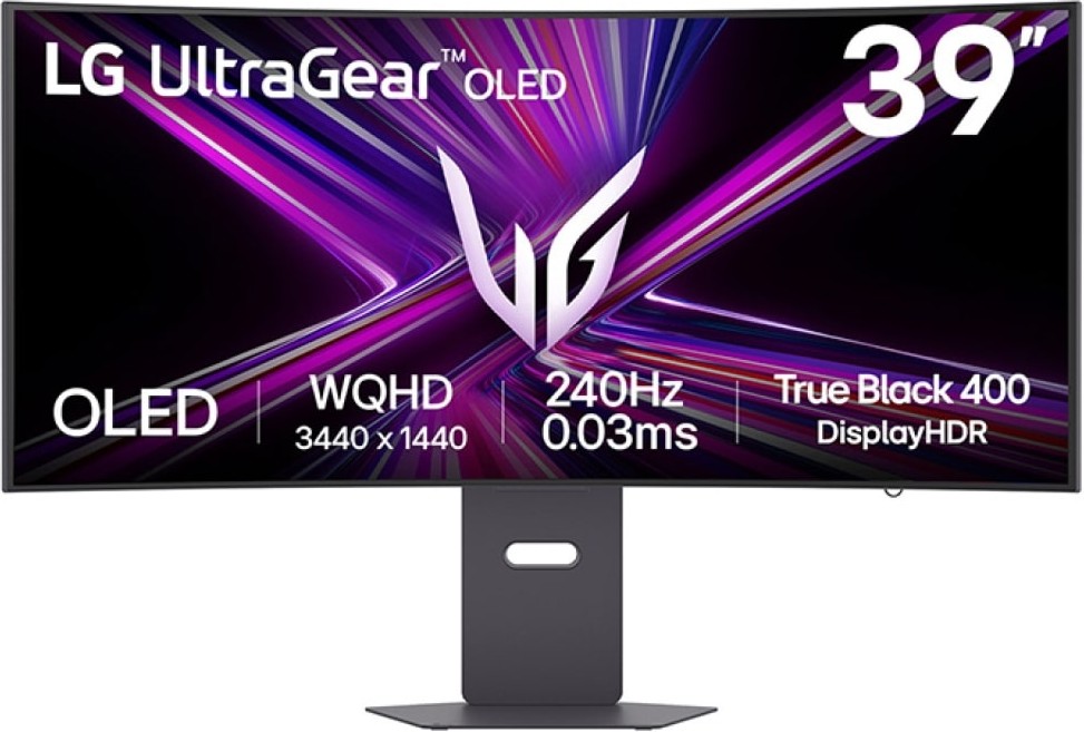  LG 39GX900A-B - 39", OLED, 240 Hz, 21:9, 3440 x 1440, 0.03 ms, 2 x HDMI, DisplayPort, USB-C, AMD FreeSync Premium Pro, NVIDIA G-Sync - 