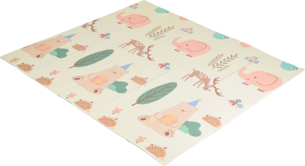 Двулицево сгъваемо килимче за игра Moni Forest Angels Двулицево сгъваемо килимче за игра Moni Forest Angels - 120 / 180 / 1 и 200 / 180 / 1.5 cm, с чанта за съхранение - продукт