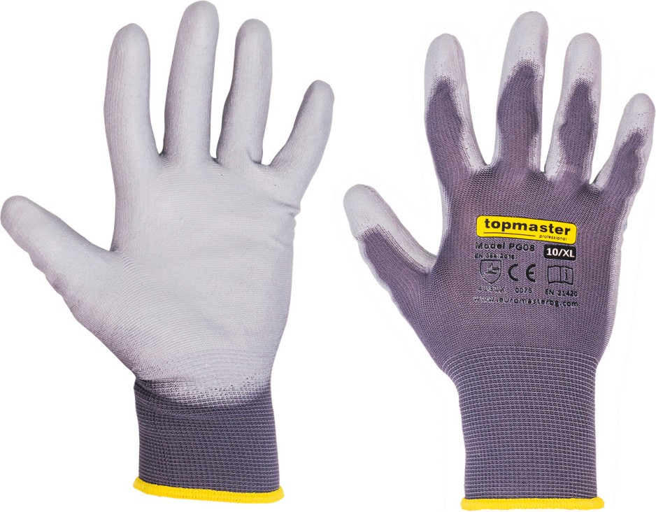 Монтажни ръкавици Topmaster PG08 Монтажни ръкавици Topmaster PG08 - Размер 10 (XL) -