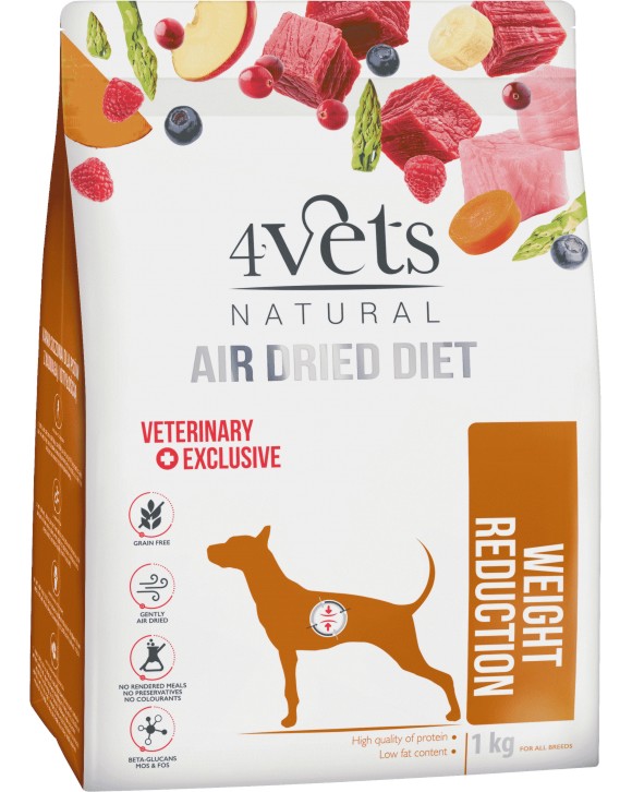         4Vets Natural Weight Reduction - 1 kg - 