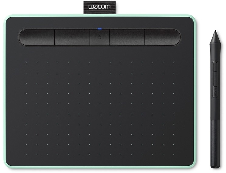   Wacom Intuos M Bluetooth Pistachio - 2540 lpi, 21.6 x 13.5 cm - 