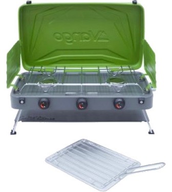 Комбиниран газов котлон Vango IR Grill Compact Комбиниран газов котлон Vango IR Grill Compact - Двоен, с грил -