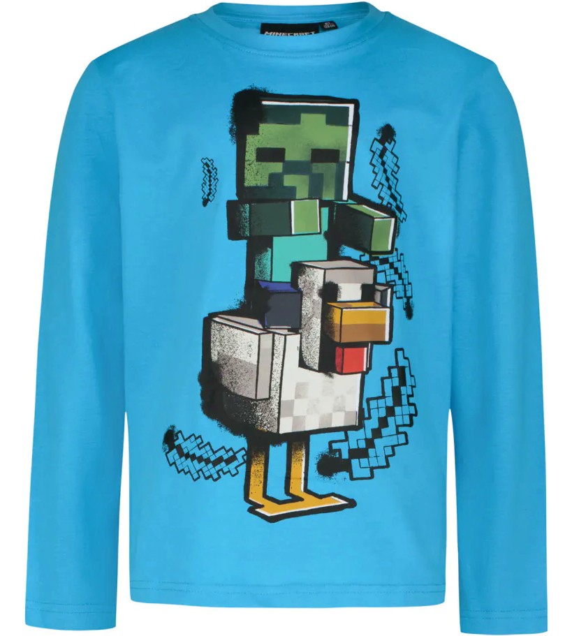 Детска блуза Chicken Jockey Детска блуза Chicken Jockey - 100% памук, на тема Minecraft - продукт
