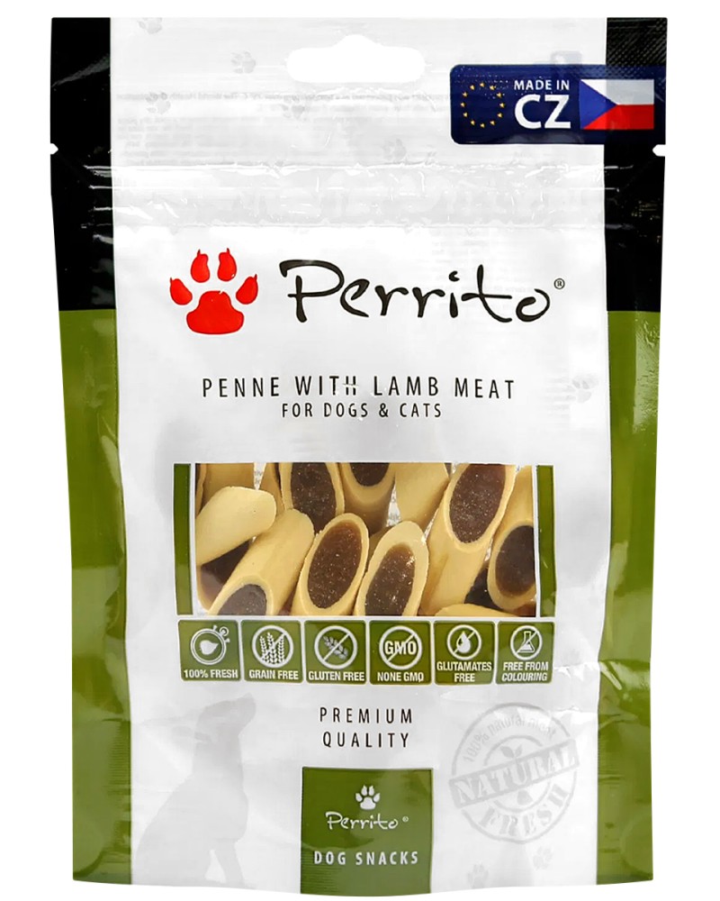 ��������� �� ������ � ����� Perrito - 100 g, � ������� - �����