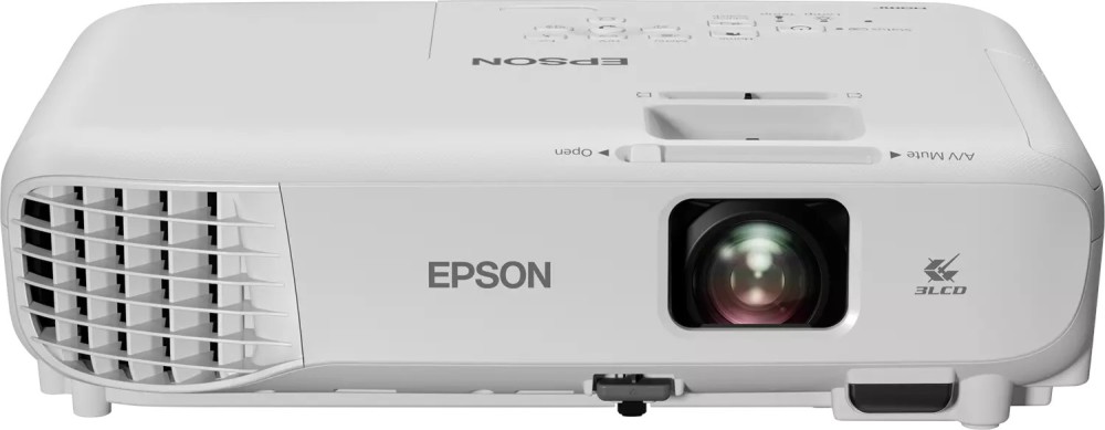   Epson EB-W06 - 3LCD, 1280 x 800, 3700 lumens, HDMI, VGA, USB-A, USB-B, 2 W,   - 