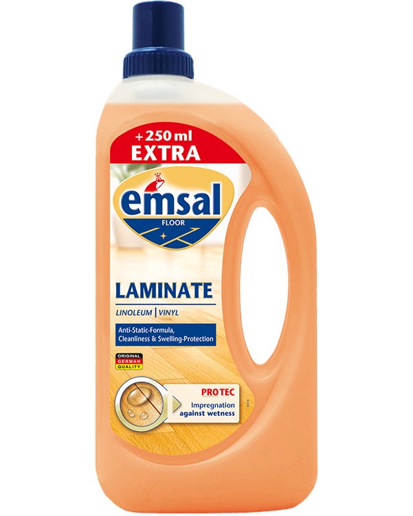 Почистващ препарат за паркет и ламинат Emsal Protec Почистващ препарат за паркет и ламинат Emsal Protec - 1 l - почистващ препарат