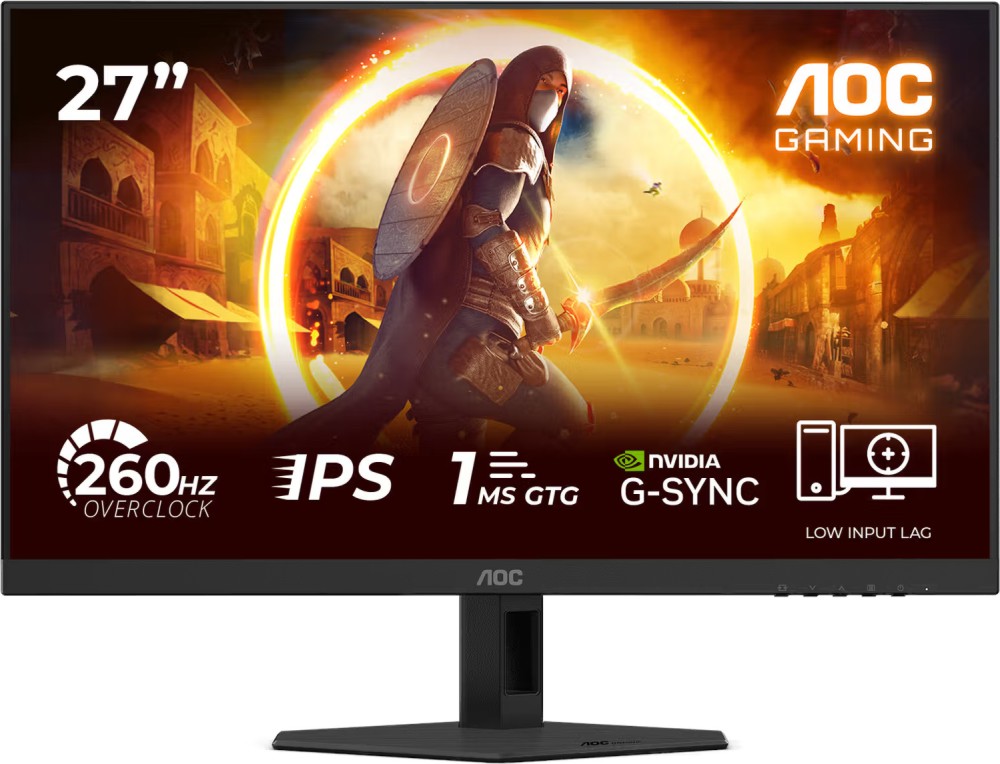 ������� AOC 27G4ZRE - 27", Fast IPS, 260 Hz, 16:9, 1920 x 1080, 1 ms, HDMI, DisplayPort - 