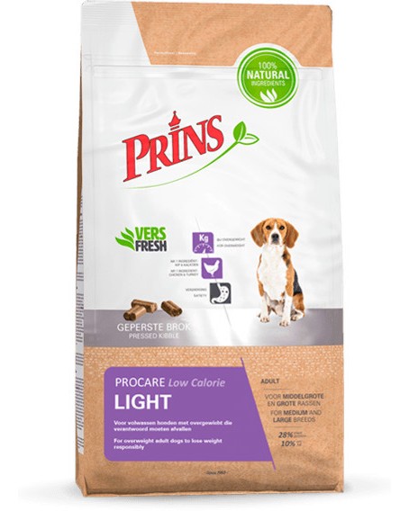 ��������� ������� ��������� ���� ����� �� ������ � ���������� ����� Prins Light Low Calorie - 3 ÷ 12 kg, � ������� � ������, �� ������� ProCare, ��� 18 ������ - �����